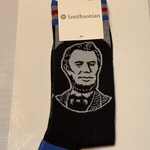 New Abraham Lincoln Crew Socks Size 6-12/13 - Men's/Women's - NWT